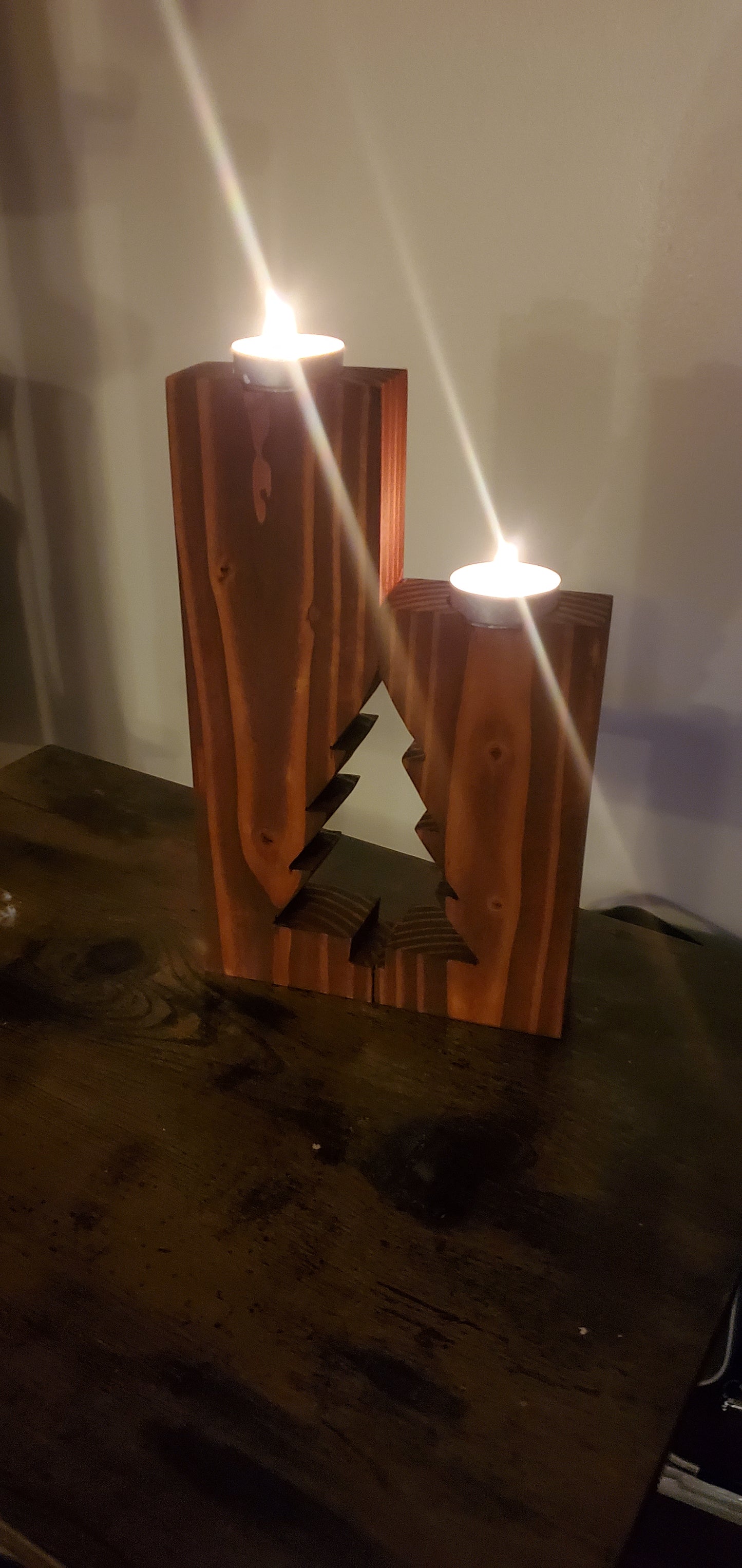 Christmas candle decor