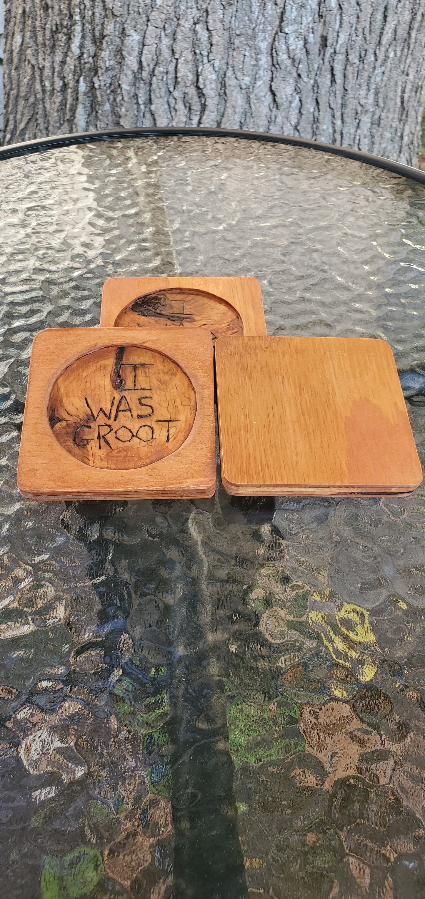 "I WAS GROOT" COASTERS