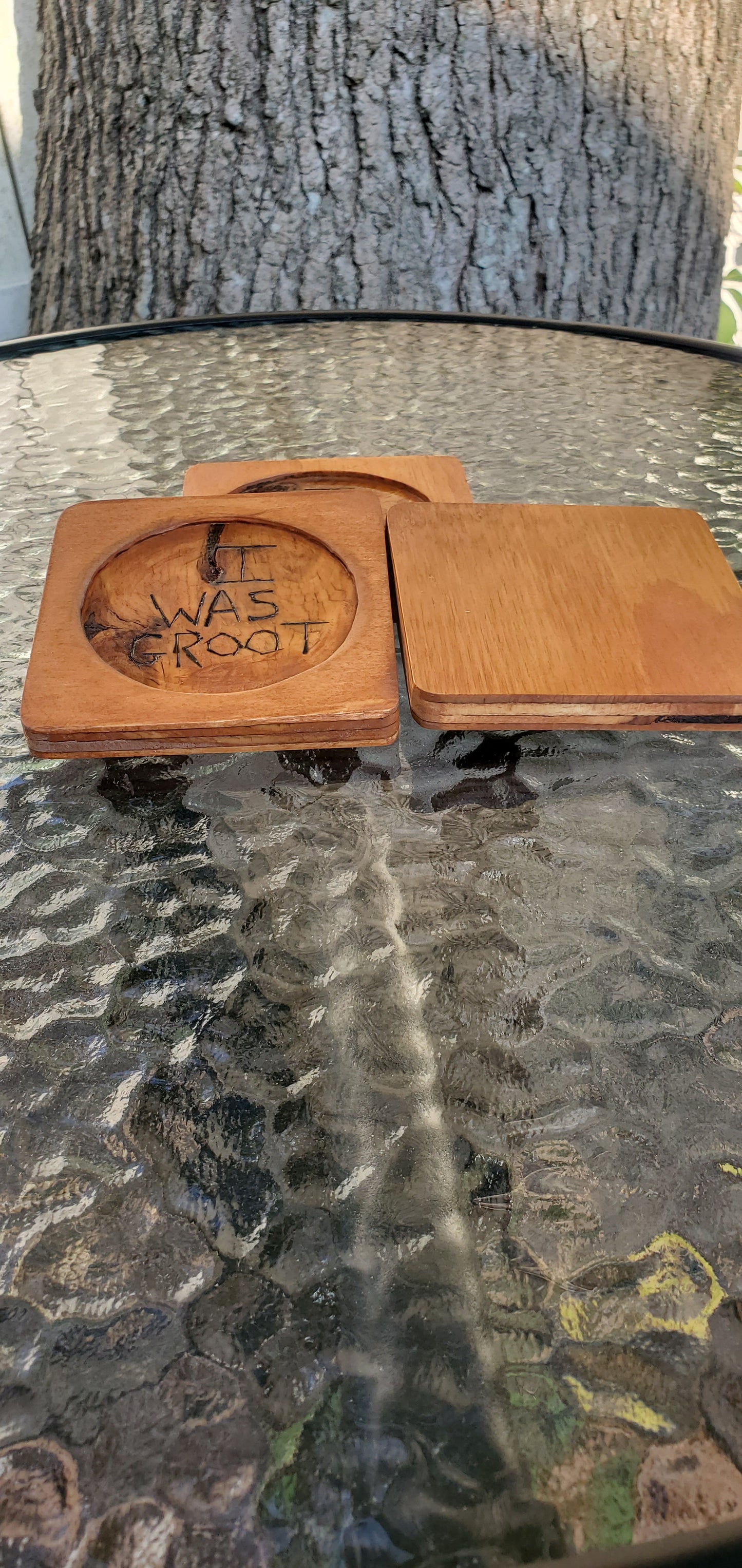 "I WAS GROOT" COASTERS