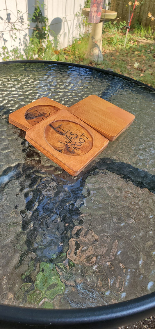 "I WAS GROOT" COASTERS