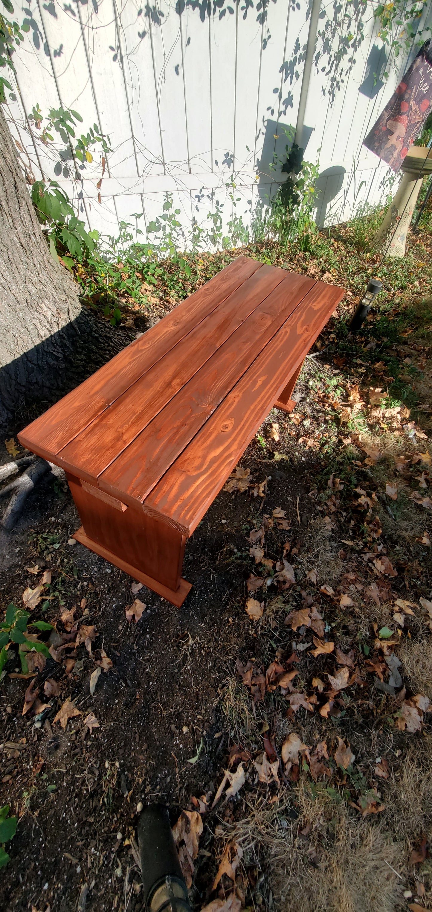 Handmade bench