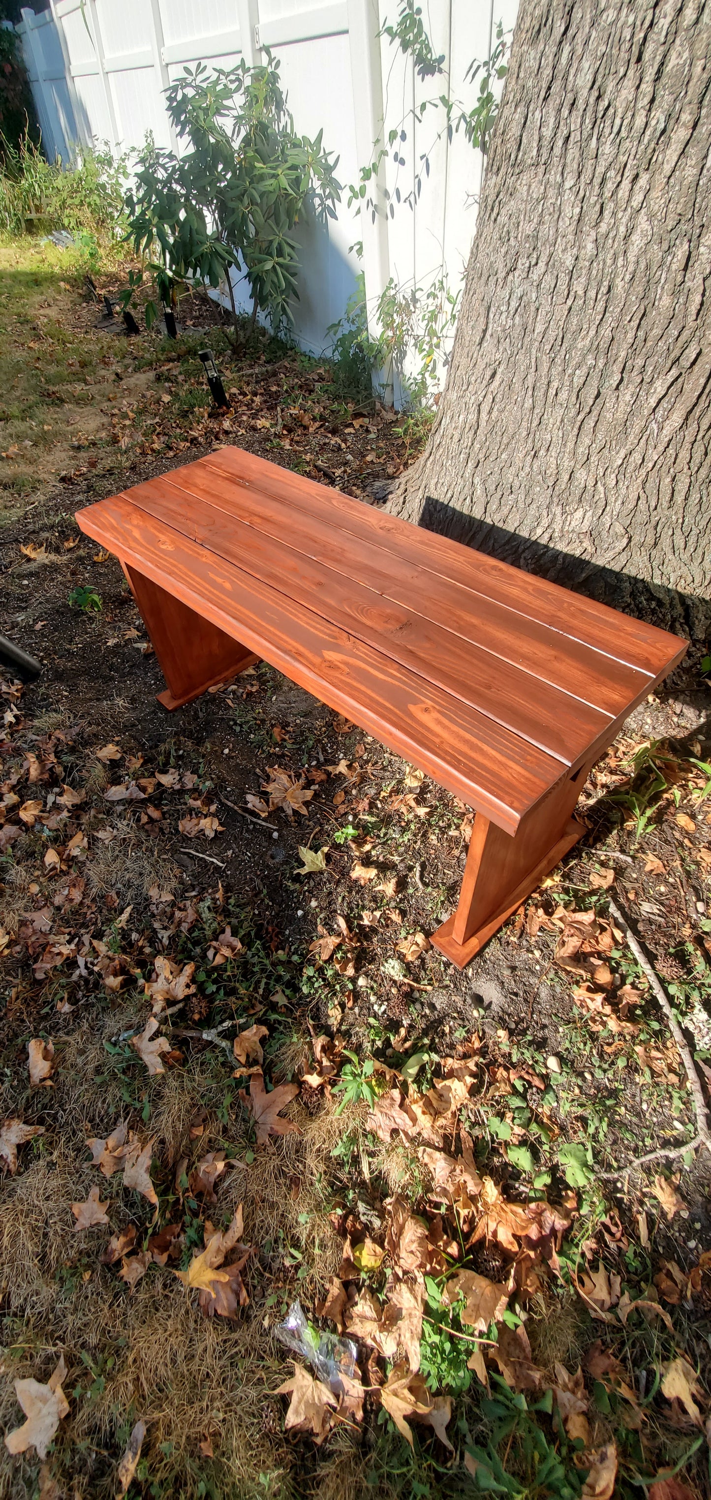 Handmade bench