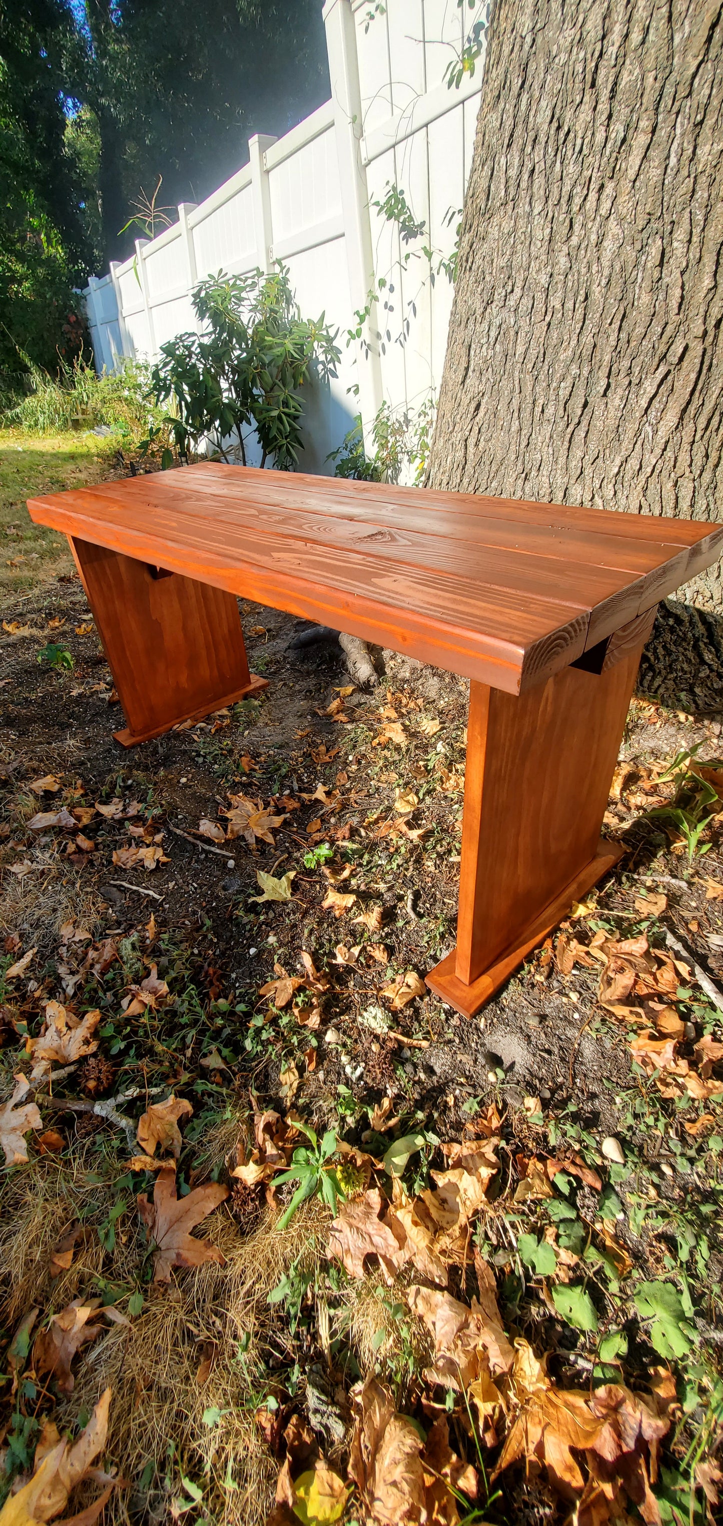 Handmade bench