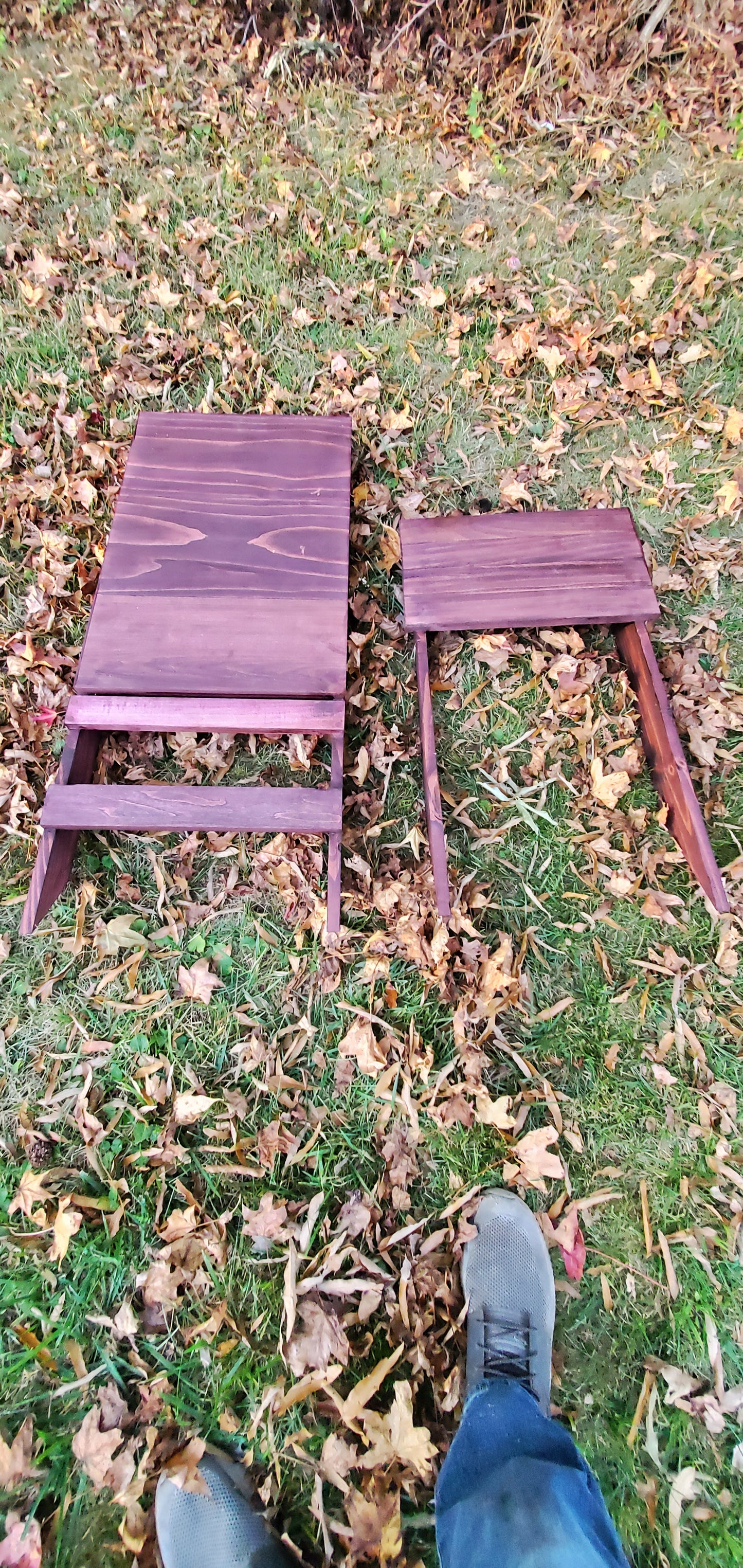 Handmade wooden lounge chair