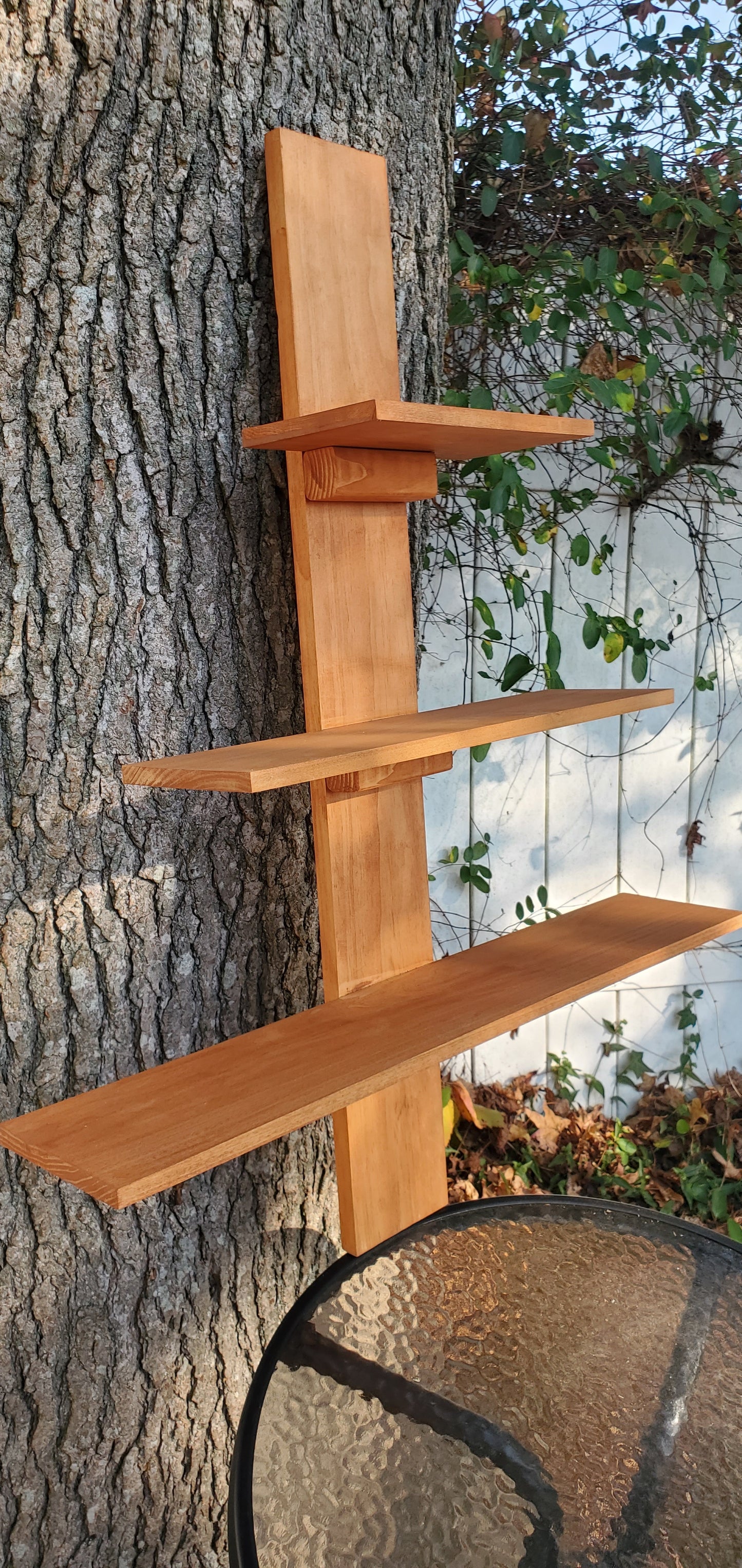 Hanging 3 tier shelf