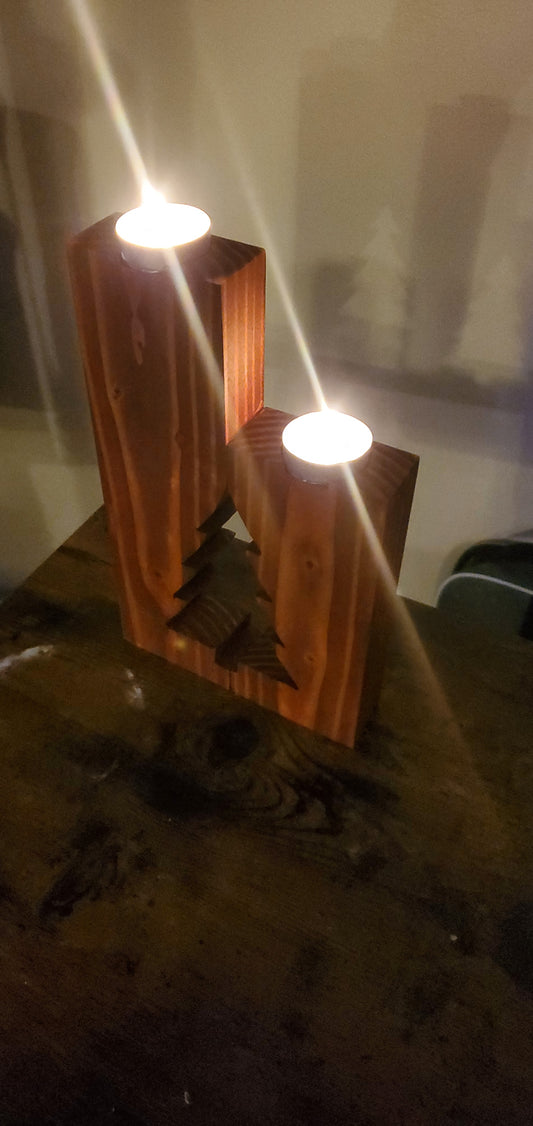 Christmas candle decor